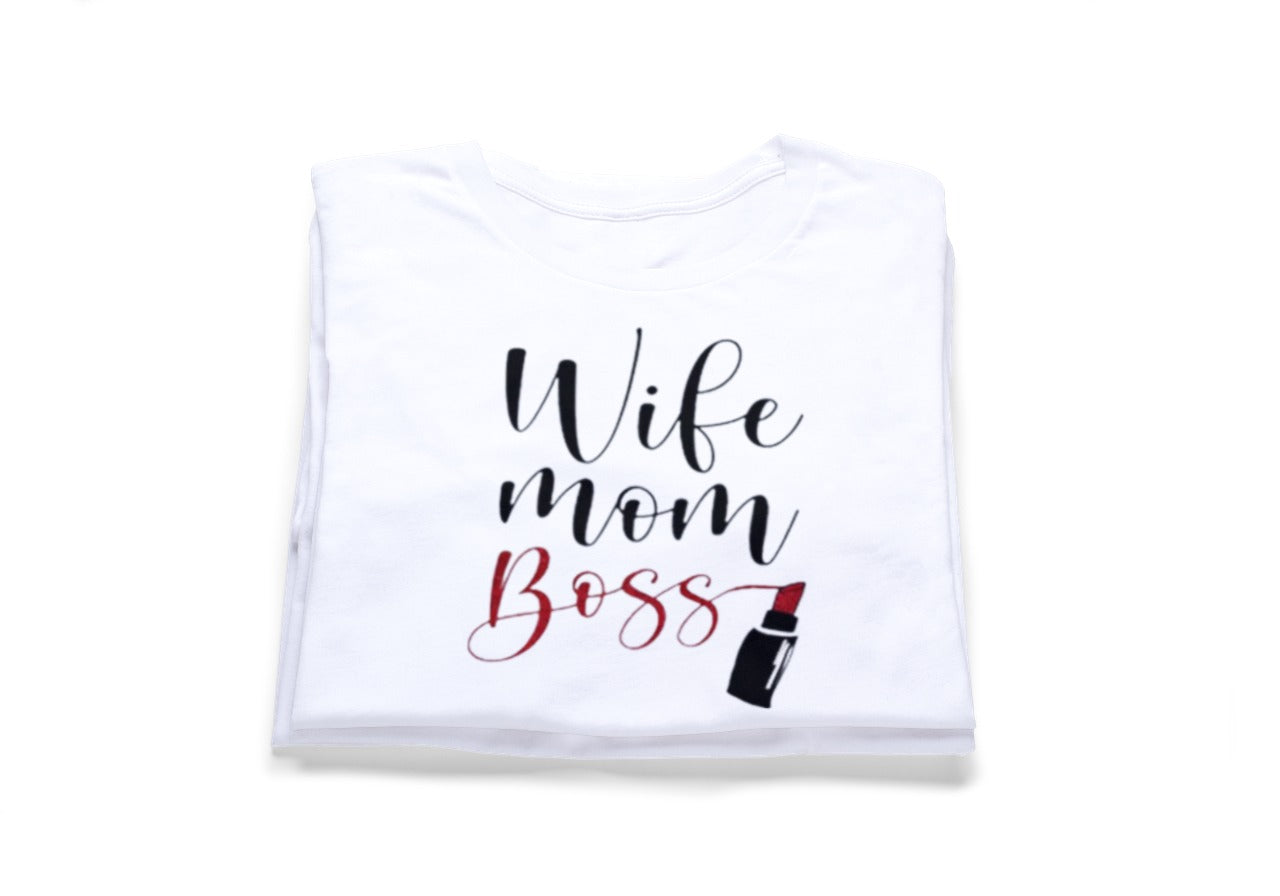 t shirt wife mom boss